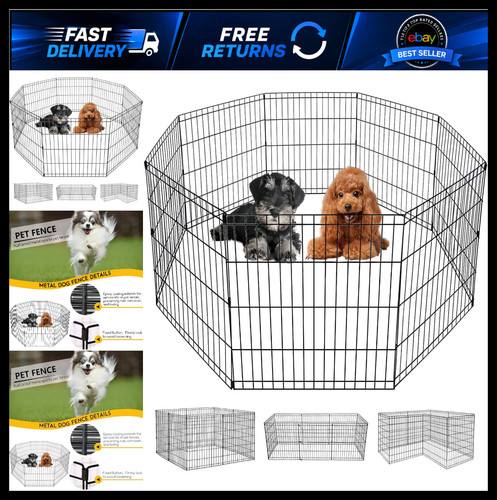 Heavy duty dog playpen - 24",