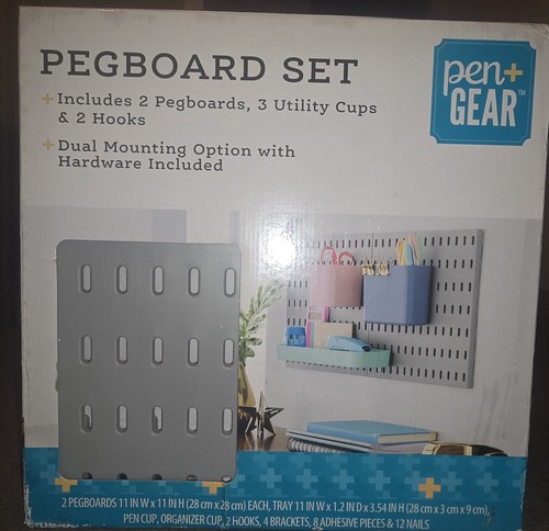 Pen gear 7pc pegboard - pegboard, set