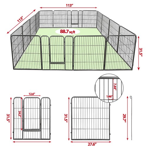 Panels dog fence puppy pen - dog,