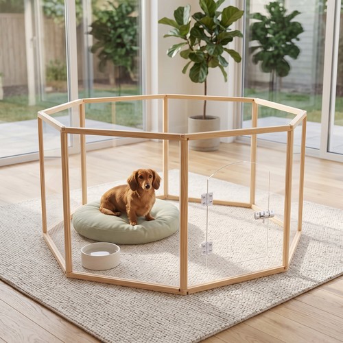 Panel dog fences indoor - 8-panel,