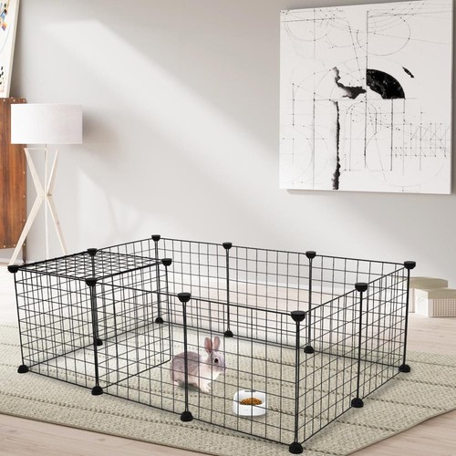 Metal panels dog playpen - panels,
