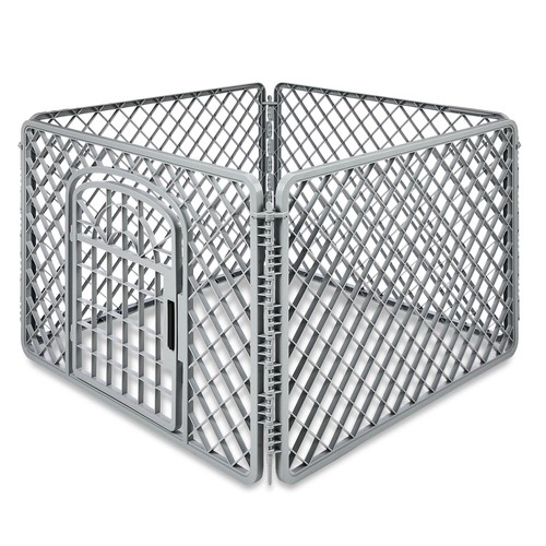 Panel plastic pet playpen - 4-panel,
